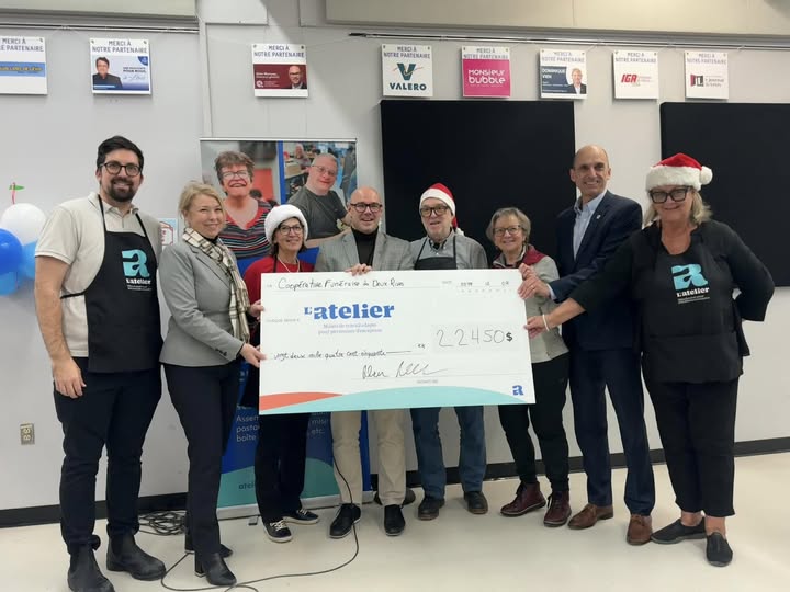 22 450 $ amassés lors du 35e Déjeuner communautaire de la Fondation de l’Atelier