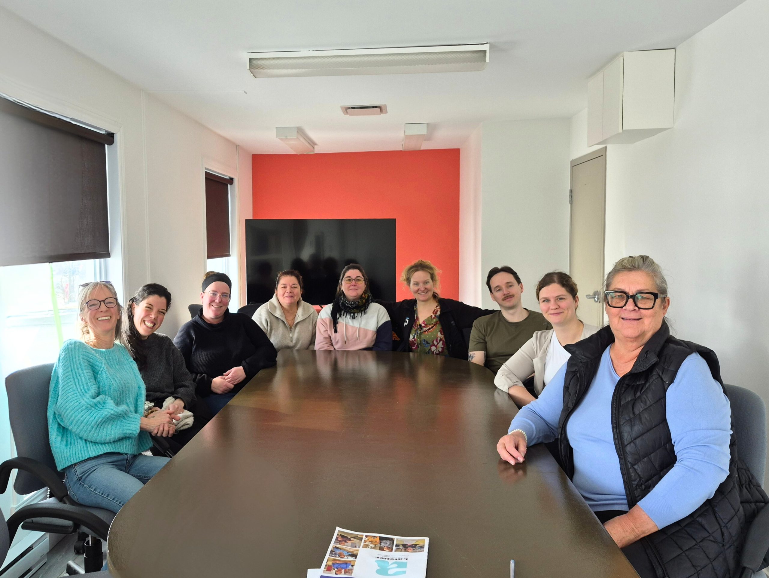 Le Centre d’éducation des adultes des Navigateurs en visite à l’Atelier