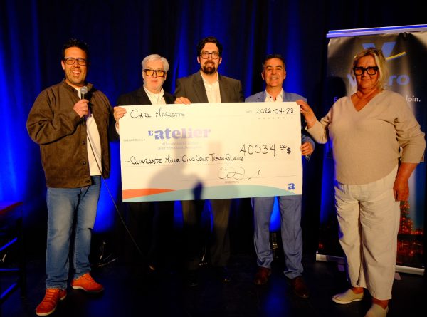 Une soirée d’humour réussie : plus de 40 000 $ amassés pour l&rsquo;Atelier